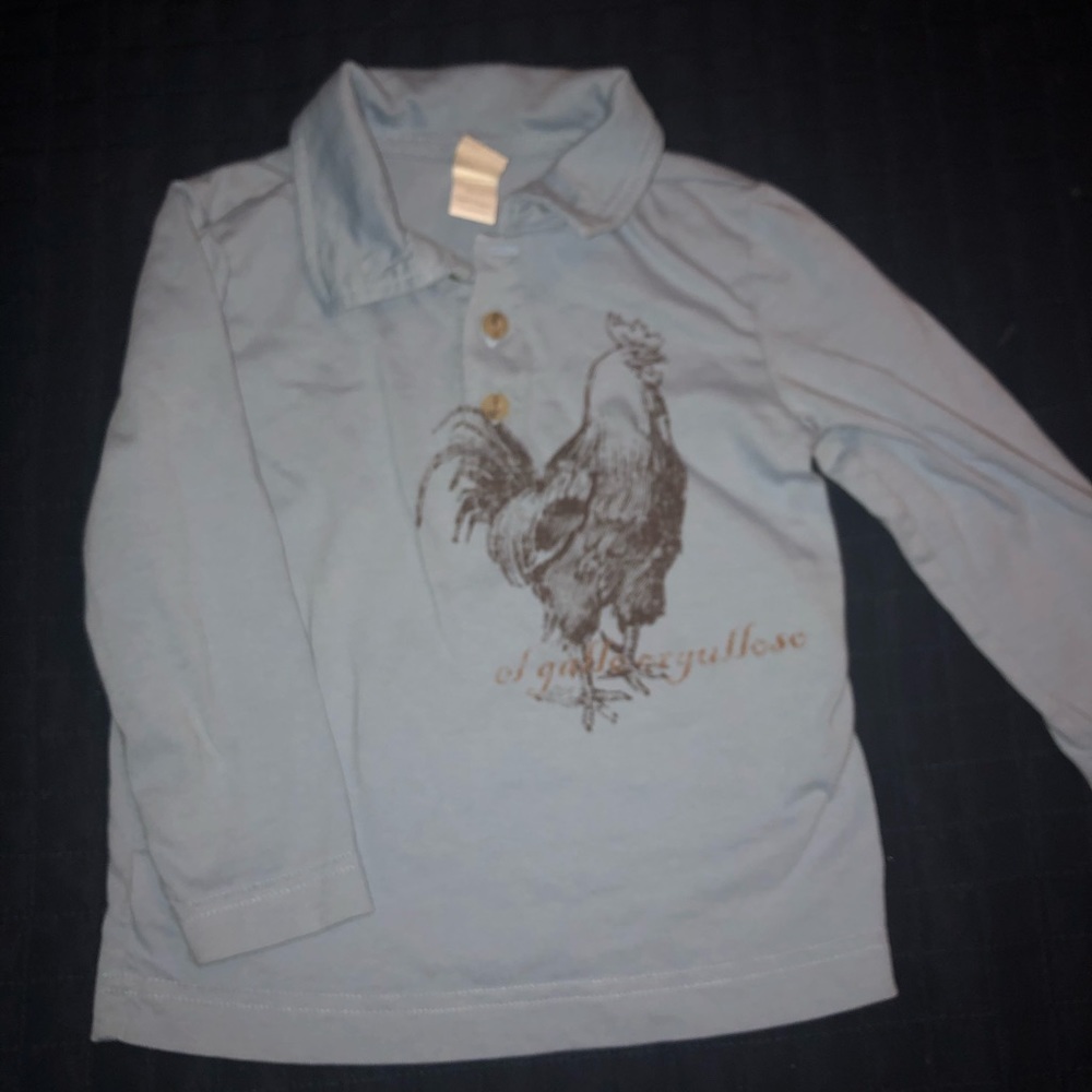 Tea Collection boys long sleeve polo